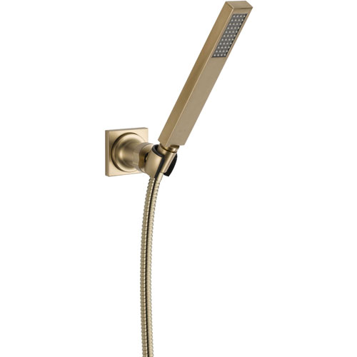 Qty (1): Delta Vero Modern Champagne Bronze Wall Mount Handheld Shower Head Stick
