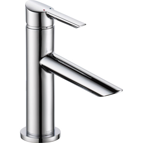Delta Compel Modern Single Handle 1 Hole Chrome Bathroom Sink Faucet 584026