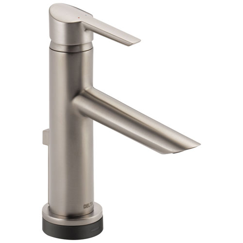 Delta Compel Collection Stainless Steel Finish Modern Single Handle Electronic Bathroom Lavy Sink Faucet with Touch2Oxt Technology 731015