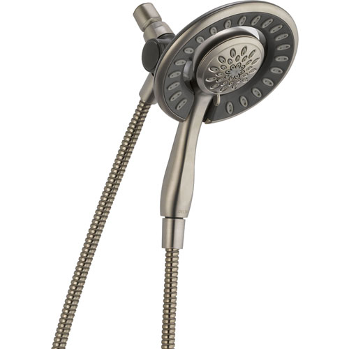 Delta In2ition 2-in-1 Stainless Finish Handheld Shower / Shower Head 521972