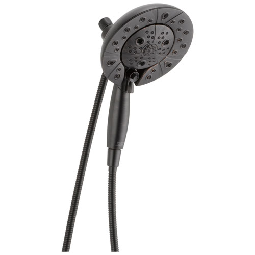 Delta Universal Showering Components Venetian Bronze In2ition 5-Setting Shower Arm Mount Two-in-One Hand Shower and Showerhead Combination D58480RBPK