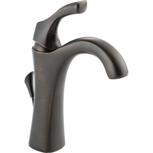 Delta Addison Single Hole 1-Handle Venetian Bronze Tall Bathroom Faucet 495514