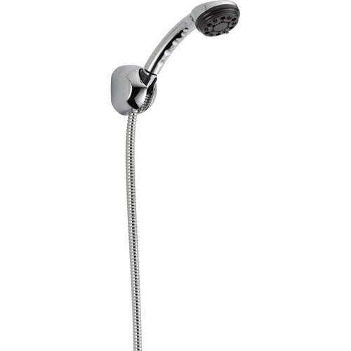 Delta 4-Spray Fixed Wall Mount Handheld Showerhead in Chrome 561235