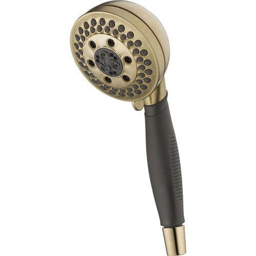 Delta 5-Spray H2Okinetic Champagne Bronze Handheld Shower Only 604311