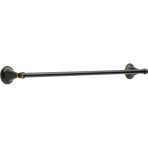 Qty (1): Delta Windemere Oil Rubbed Bronze 24 inch Single Towel Bar