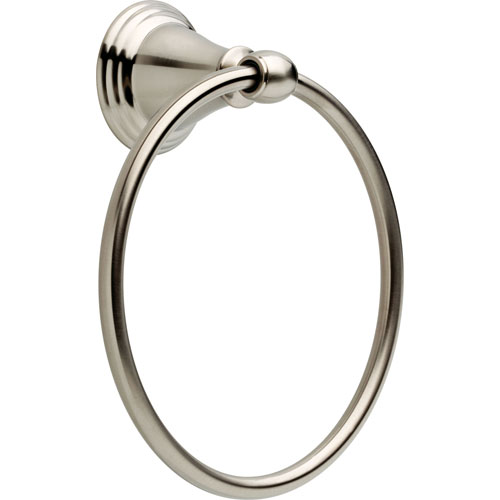 Qty (1): Delta Windemere Stainless Steel Finish Hand Towel Ring
