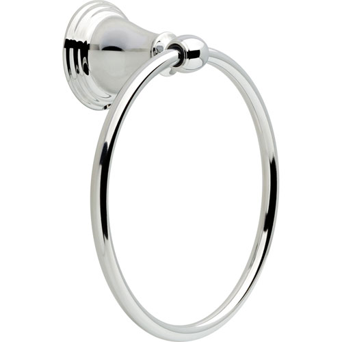 Qty (1): Delta Windemere Bathroom Accessory Chrome Hand Towel Ring