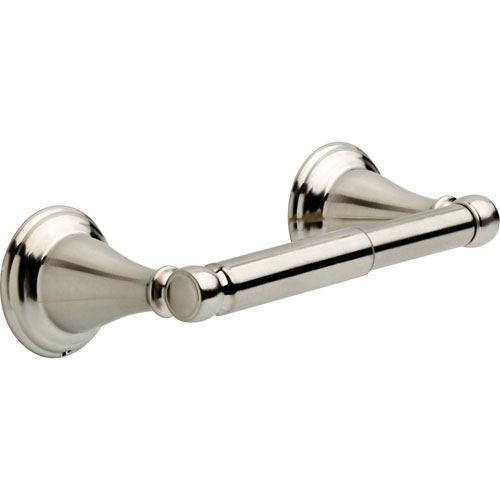 Qty (1): Delta Windemere Stainless Steel Finish Double Post Toilet Paper Holder