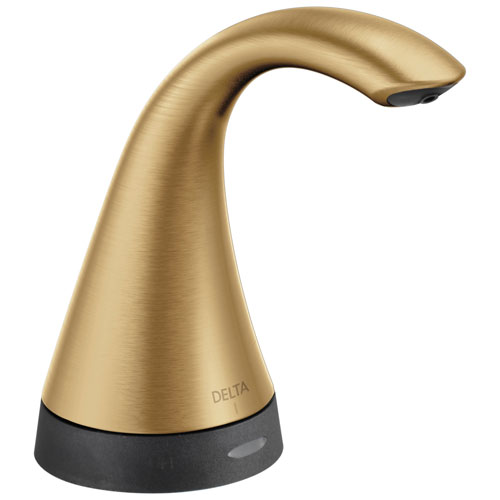 Delta Addison Collection Champagne Bronze Finish Transitional Electronic Deck Mounted Soap Dispenser with Touch2Oxt Technology 732810