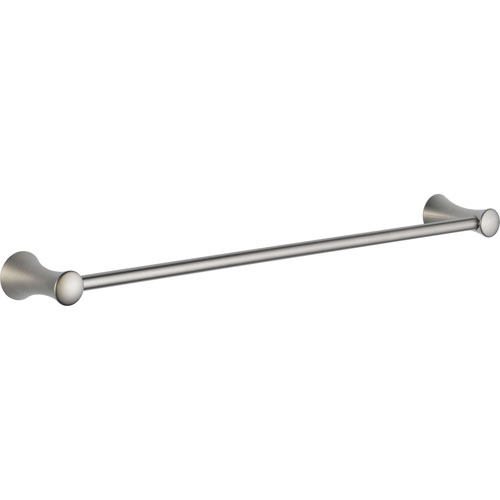 Qty (1): Delta Lahara Stainless Steel Finish 24 Single Towel Bar