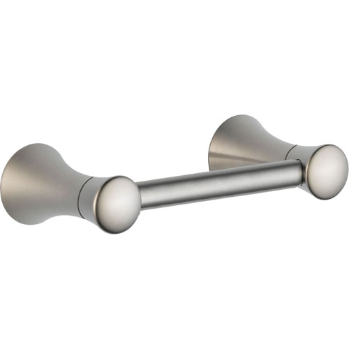 Qty (1): Delta Lahara Modern Pivot Arm Stainless Steel Finish Toilet Paper Holder