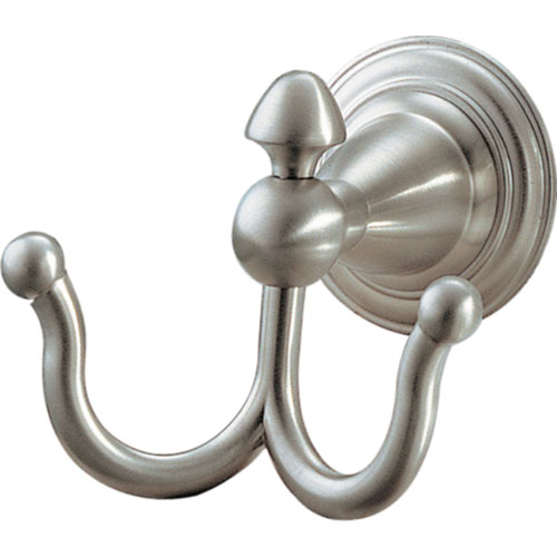 Qty (1): Delta Victorian Stainless Steel Finish Double Robe Hook