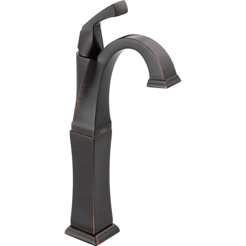 Delta Dryden Single Handle Venetian Bronze Vessel Sink Bathroom Faucet 495519