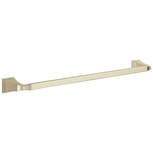 Qty (1): Delta Dryden Collection Polished Nickel Finish 24 Single Towel Bar