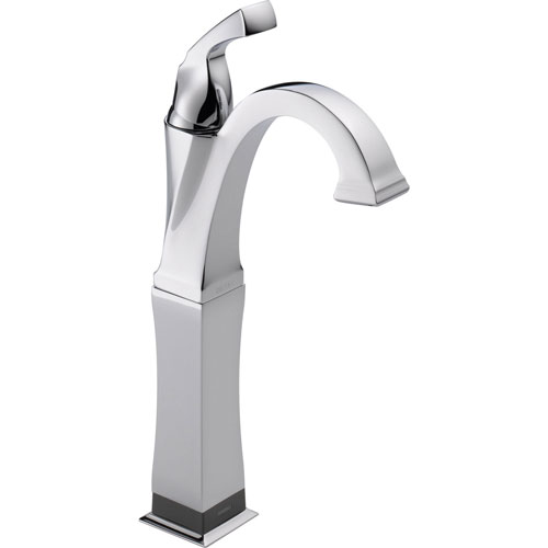 Delta Dryden Touch2O Chrome Finish Tall Vessel Sink Bathroom Faucet 634098