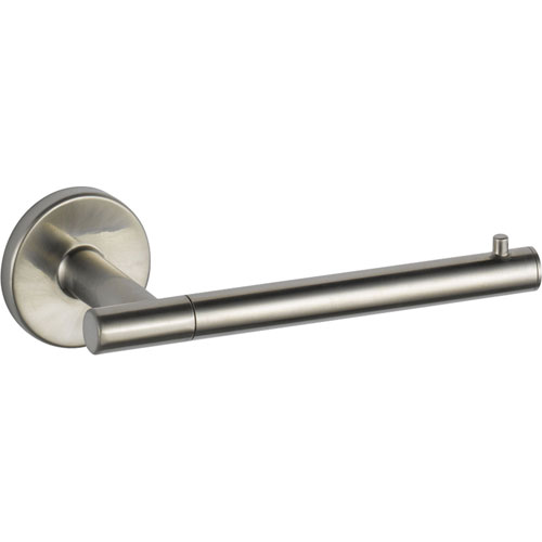 Qty (1): Delta Trinsic Stainless Steel Finish Single Post Toilet Paper Holder