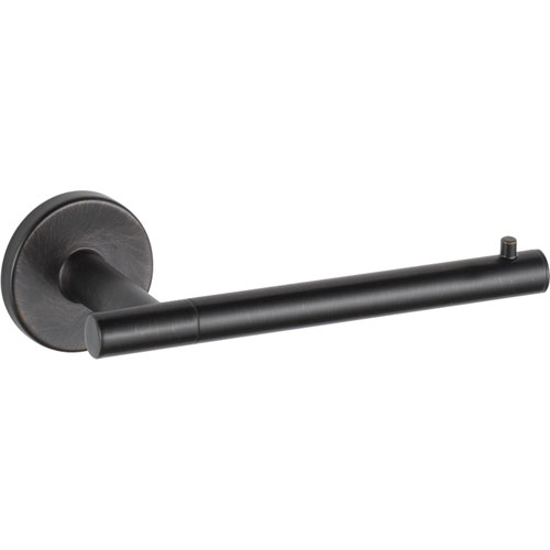 Qty (1): Delta Trinsic Venetian Bronze Modern Single Post Toilet Paper Holder