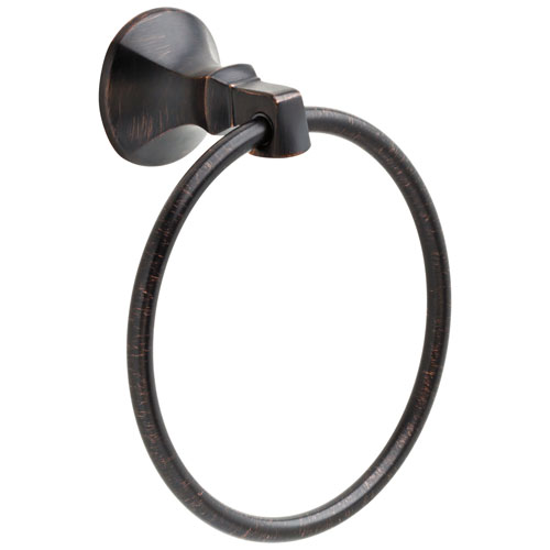 Qty (1): Delta Ashlyn Collection Venetian Bronze Finish Wall Mount Round Hand Towel Ring