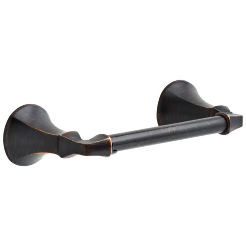 Qty (1): Delta Ashlyn Collection Venetian Bronze Finish Double Post Wall Mount Toilet Tissue Paper Holder