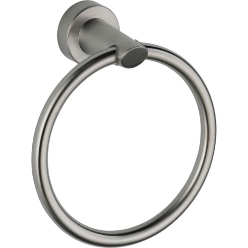 Qty (1): Delta Compel Stainless Steel Finish Modern Hand Towel Ring
