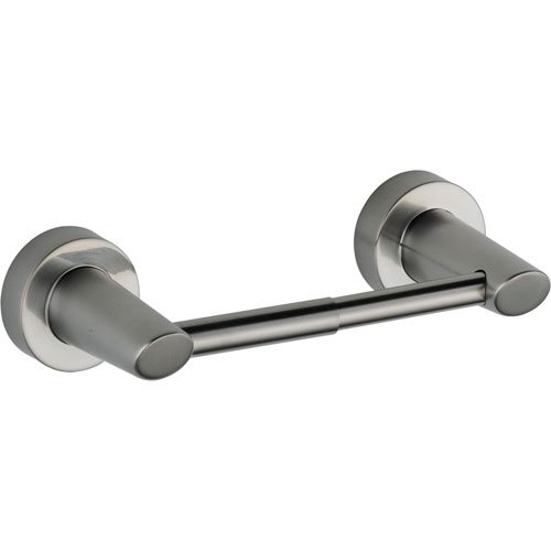 Qty (1): Delta Compel Modern Two Post Stainless Steel Finish Toilet Paper Holder