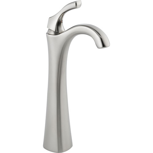 Delta Addison Single Handle Stainless Steel Finish Vessel Sink Faucet 495531