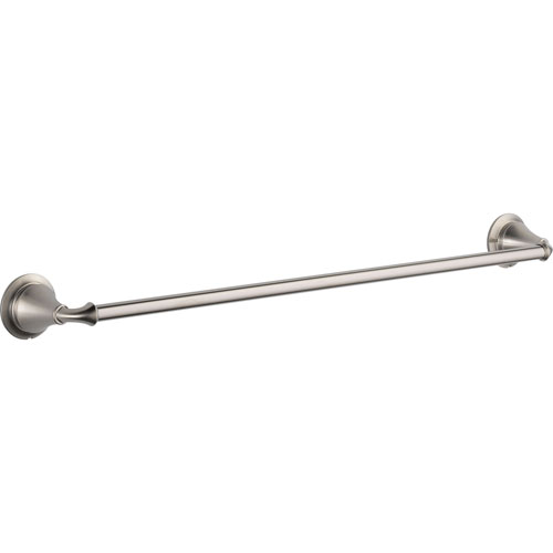 Qty (1): Delta Linden Collection Stainless Steel Finish 24 inch Single Towel Bar