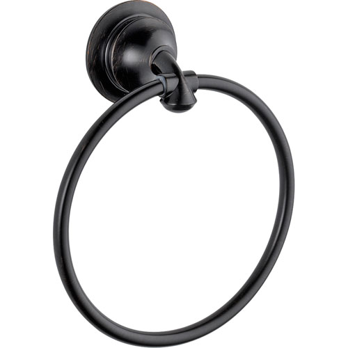 Qty (1): Delta Linden Collection Venetian Bronze Finish Hand Towel Ring