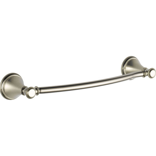 Delta Cassidy Collection 12 inch Stainless Steel Finish Short Towel Bar 638904