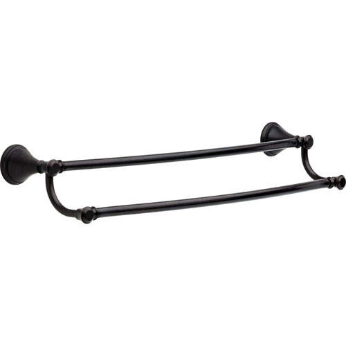 Qty (1): Delta Cassidy Collection 24 inch Venetian Bronze Double Towel Bar