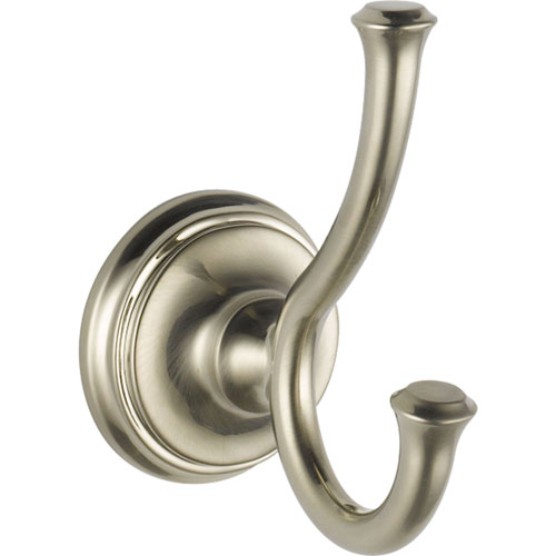 Qty (1): Delta Cassidy Collection Stainless Steel Finish Double Robe Hook