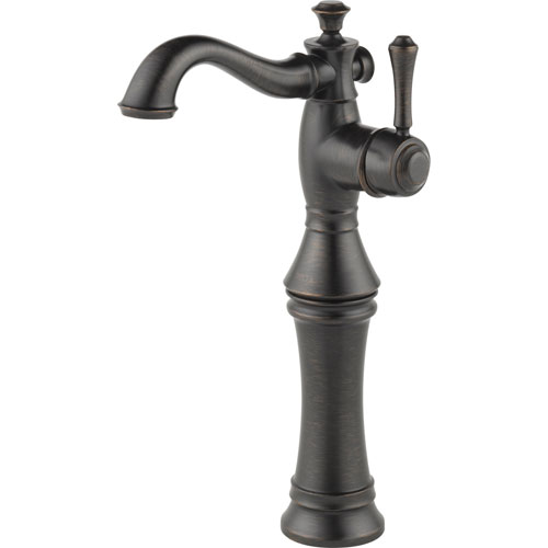 Delta Cassidy Single Handle Venetian Bronze Bathroom Vessel Sink Faucet 579578