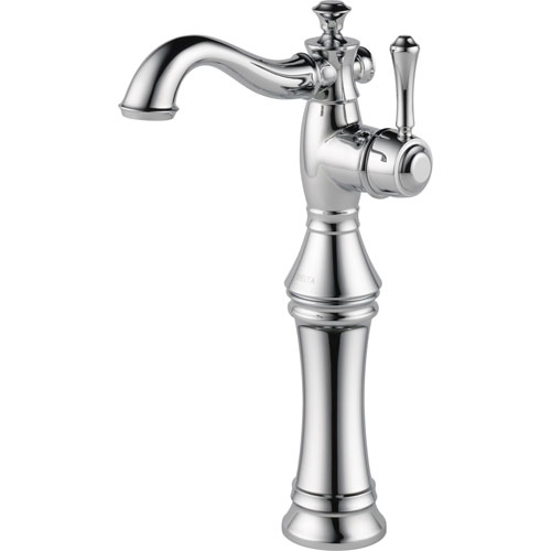 Delta Cassidy Single Hole 1-Handle Chrome Bathroom Vessel Sink Faucet 579575