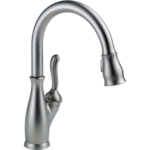 Delta Leland Arctic Stainless Finish Pull-Down Sprayer Kitchen Faucet 610451
