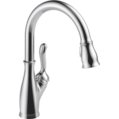 Delta Leland Chrome Single Handle 1-Hole Pull-Down Sprayer Kitchen Faucet 521982