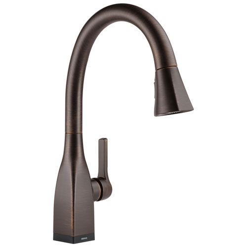 Delta Mateo Collection Venetian Bronze Finish Single Handle Pull-Down Electronic Kitchen Sink Faucet with Touch2O Technology 732801