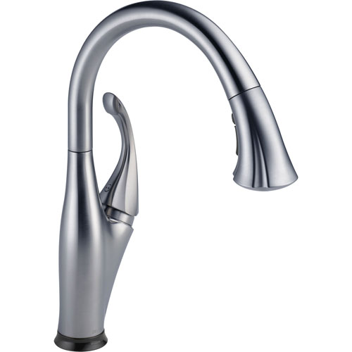 Delta Addison Touch2O Arctic Stainless Pull-Down Sprayer Kitchen Faucet 609591