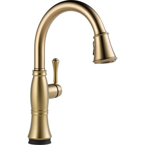 Delta Cassidy Touch2O Champagne Bronze Pull-Down Sprayer Kitchen Faucet 579594