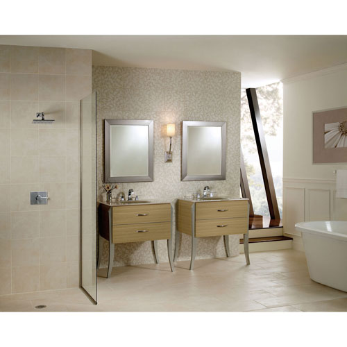 Delta Chrome Finish Vero Collection QUANTITY (2) Widespread Bathroom Faucets, 24