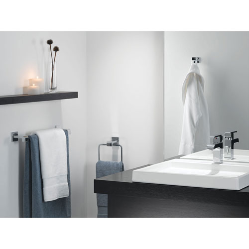 Delta Chrome Finish Arzo Modern Single Handle Bathroom Sink Faucet, 18