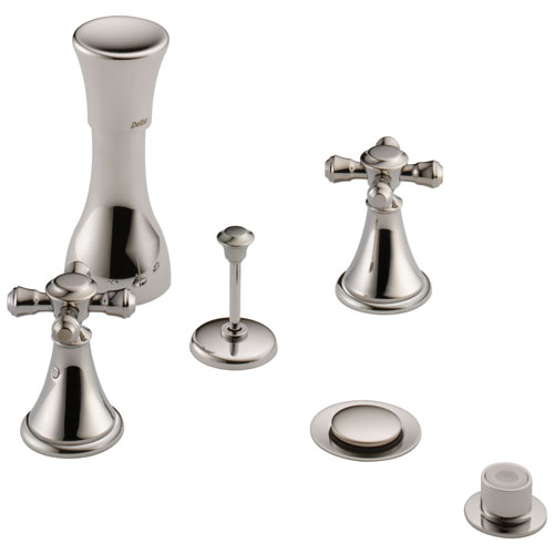 Delta Polished Nickel Finish Cassidy Collection 4 Hole 6