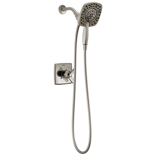 Qty (1): Delta Ashlyn In2ition 1 Handle Shower Faucet Trim Kit in Stainless Steel Finish