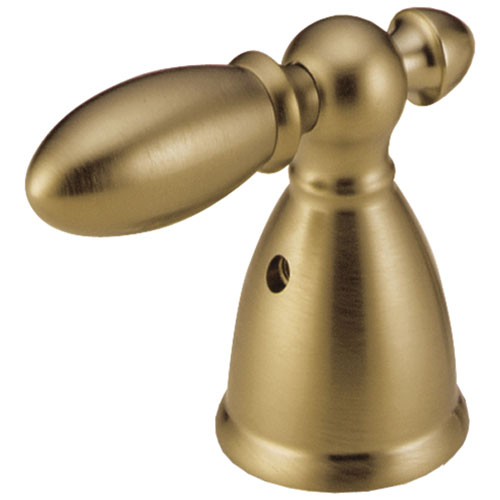 Delta Victorian Collection Champagne Bronze Finish Lavatory / Kitchen Metal Lever Handles - Quantity 2 Included 563296