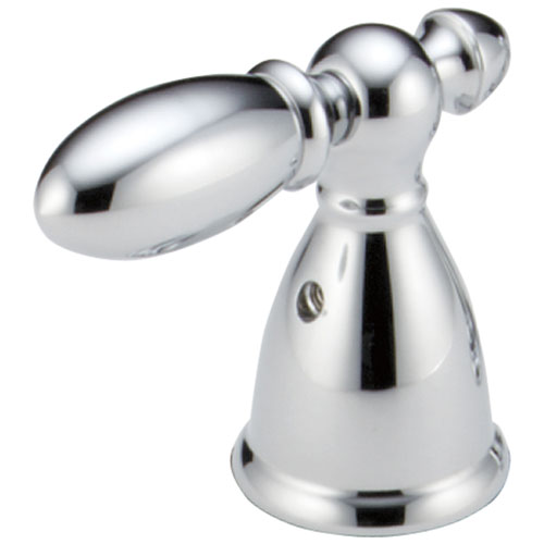 Delta Victorian Collection Chrome Finish Lavatory / Kitchen Metal Lever Handles - Quantity 2 Included 386981