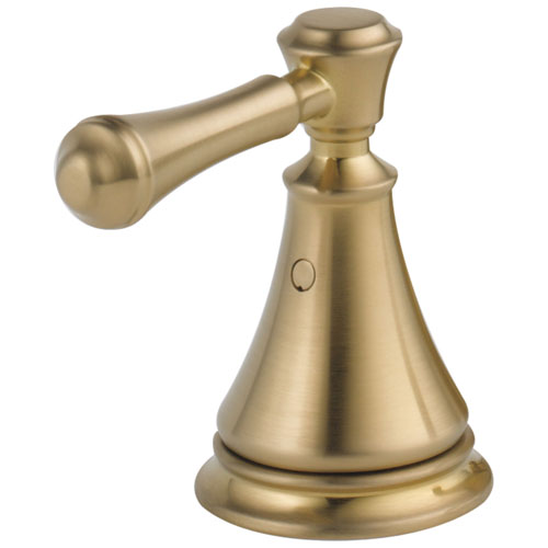 Qty (1): Delta Cassidy Collection Champagne Bronze Finish Lavatory Lever Handles Quantity 2 Included