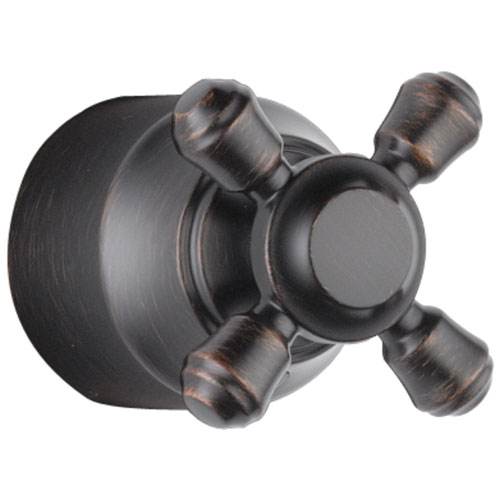 Qty (1): Delta Cassidy Collection Venetian Bronze Finish Diverter Transfer Valve Cross Handle Quantity 1 Included