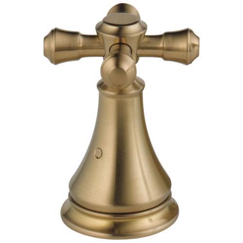 Delta Cassidy Collection Champagne Bronze Finish Roman Tub Cross Handles - Quantity 2 Included 579643