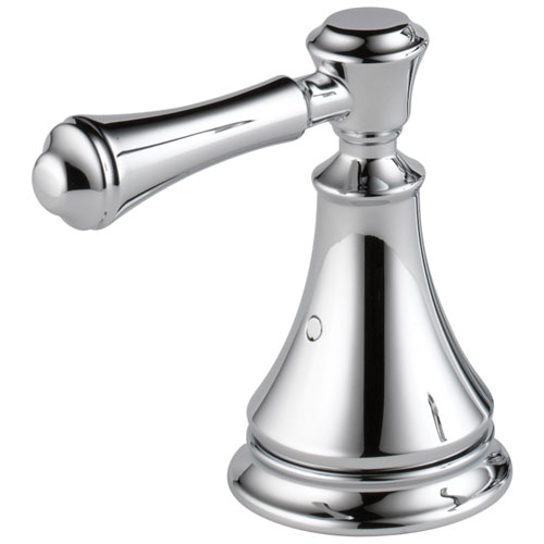 Qty (1): Delta Cassidy Collection Chrome Finish Roman Tub Lever Handles Quantity 2 Included