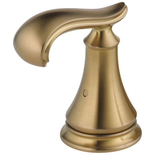 Qty (1): Delta Cassidy Collection Champagne Bronze Finish Roman Tub French Curve Handles Quantity 2 Included