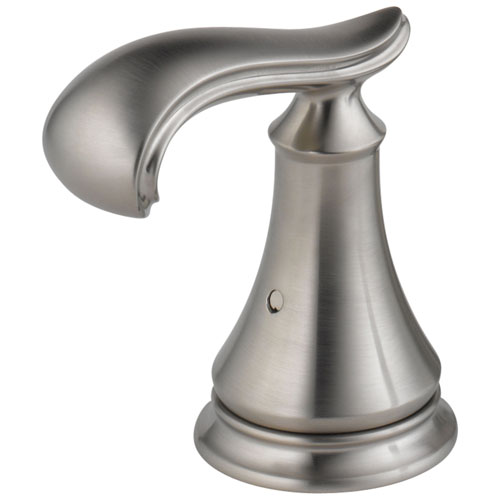 Delta Cassidy Collection Stainless Steel Finish Roman Tub French Curve Handles - Quantity 2 Included DH698SS